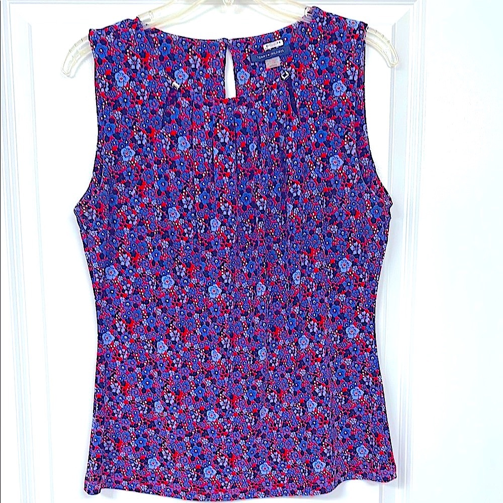 Tommy Hilfiger- Floral Sleeveless Top - Red and Blue